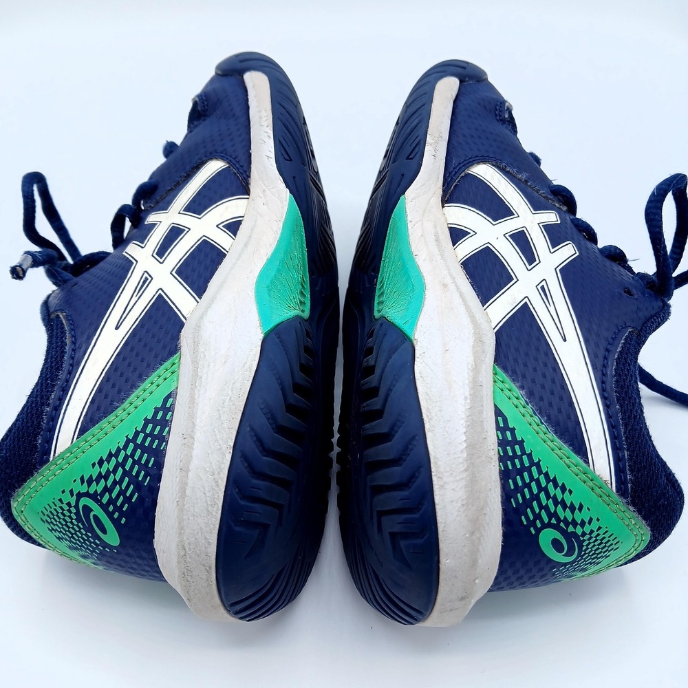 Asics Gel Game 8 Shoes Youth Size 1 Blue Green Tennis Court Sneakers F960224 - Picture 7 of 8